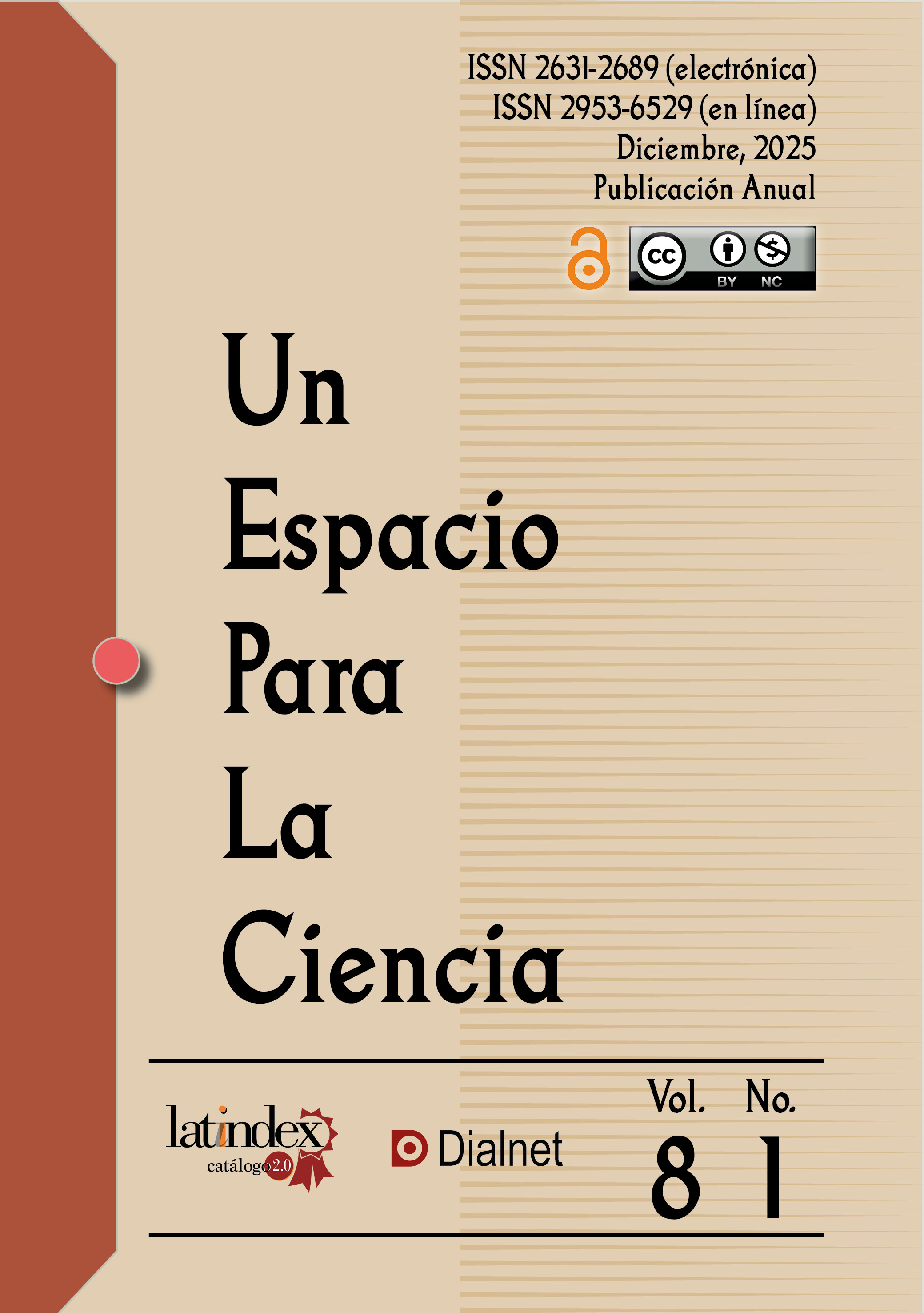 					Ver Vol. 8 Núm. 1 (2025): enero-diciembre
				